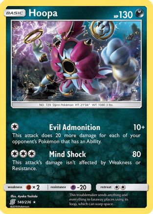 Hoopa 140/236 - SM  Unified Minds Holofoil - Poke-Collect
