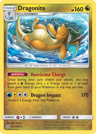 Dragonite 151/236 - SM  Unified Minds - Poke-Collect