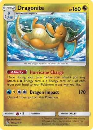 Dragonite 151/236 - SM  Unified Minds - Poke-Collect