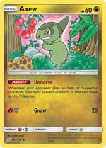Axew 154/236 - SM  Unified Minds Reverse Holofoil - Poke-Collect