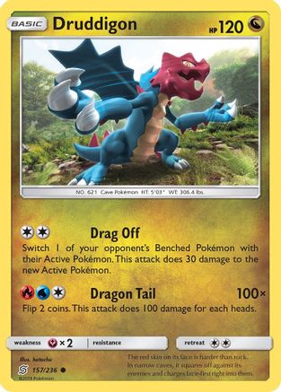 Druddigon 157/236 - SM  Unified Minds - Poke-Collect