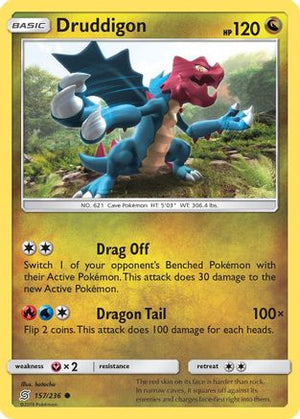 Druddigon 157/236 - SM  Unified Minds - Poke-Collect