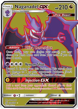 Naganadel GX (Full Art) 230/236 - SM  Unified Minds Holofoil - Poke-Collect