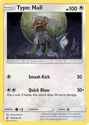 Type: Null 183/236 - Unified Minds Reverse Holofoil - Poke-Collect