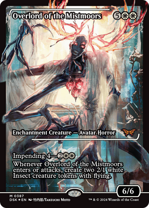 Overlord of the Mistmoors (Showcase) (DSK-387) - Duskmourn: House of Horror: (Showcase) Foil - Poke-Collect