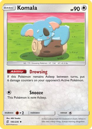 Komala 185/236 - SM  Unified Minds - Poke-Collect