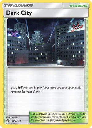 Dark City 193/236 - SM  Unified Minds Reverse Holofoil - Poke-Collect