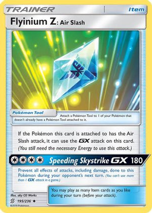 Flyinium Z: Air Slash 195/236 - SM  Unified Minds - Poke-Collect