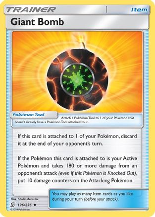 Giant Bomb 196/236 - SM  Unified Minds - Poke-Collect