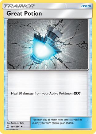 Great Potion 198/236 - SM  Unified Minds Reverse Holofoil - Poke-Collect