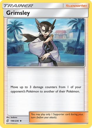 Grimsley 199/236 - SM  Unified Minds Reverse Holofoil - Poke-Collect