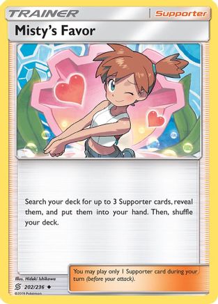 Misty's Favor 202/236 - SM  Unified Minds - Poke-Collect
