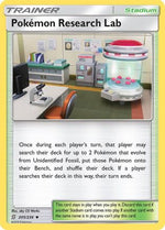 Pokemon Research Lab 205/236 - SM  Unified Minds Reverse Holofoil - Poke-Collect