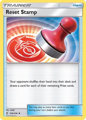 Reset Stamp 206/236 - SM  Unified Minds Reverse Holofoil - Poke-Collect