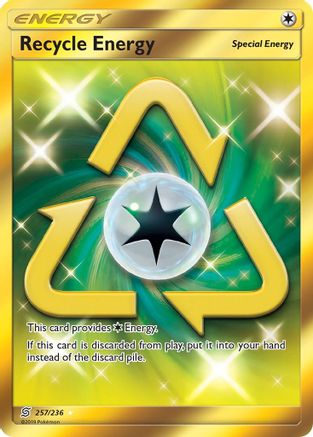 Recycle Energy (Secret) 257/236 - SM  Unified Minds Holofoil - Poke-Collect