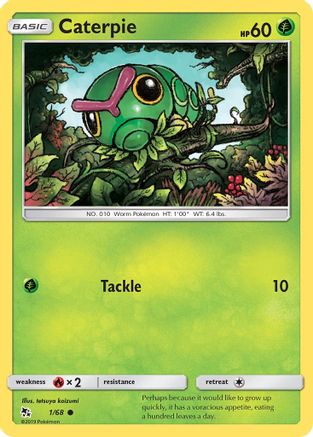 Caterpie 1/68 - Hidden Fates - Poke-Collect