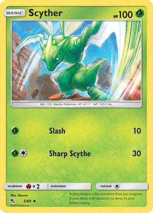 Scyther 5/68 - Hidden Fates - Poke-Collect