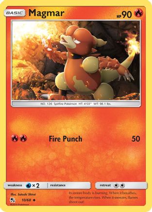 Magmar 10/68 - Hidden Fates - Poke-Collect