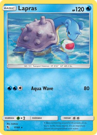 Lapras 17/68 - Hidden Fates - Poke-Collect