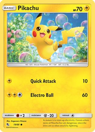 Pikachu 19/68 - Hidden Fates - Poke-Collect