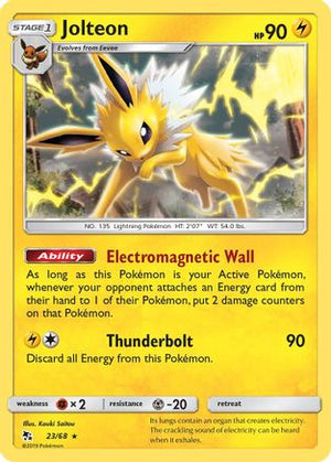 Jolteon 23/68 - Hidden Fates - Poke-Collect