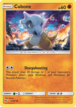 Cubone 37/68 - Hidden Fates Reverse Holofoil - Poke-Collect