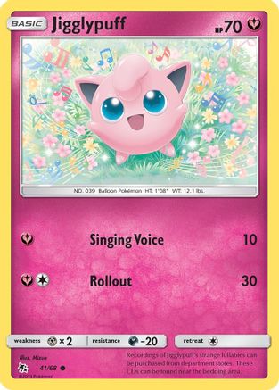 Jigglypuff 41/68 - Hidden Fates - Poke-Collect