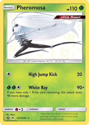 Pheromosa SV5/94 - Hidden Fates Shiny Vault Holofoil - Poke-Collect
