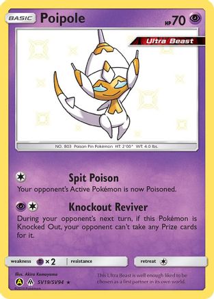 Poipole SV19/94 - Hidden Fates Shiny Vault Holofoil - Poke-Collect