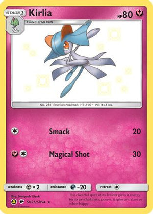 Kirlia SV35/94 - Hidden Fates Shiny Vault Holofoil - Poke-Collect