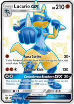 Lucario GX SV64/94 - Hidden Fates Shiny Vault Holofoil - Poke-Collect