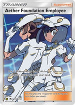Aether Foundation Employee SV81/94 - Hidden Fates Shiny Vault Holofoil - Poke-Collect