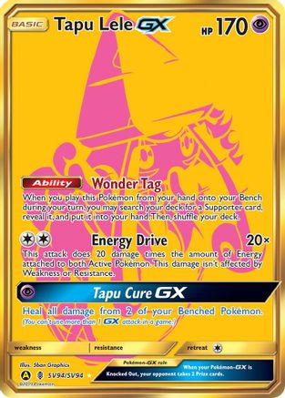 Tapu Lele-GX SV94/94 - Shiny Vault Holofoil - Poke-Collect