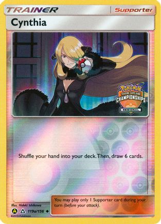 Cynthia - 119a/156 (Regional Championships) 119a/156 - League & Championship Cards Reverse Holofoil - Poke-Collect