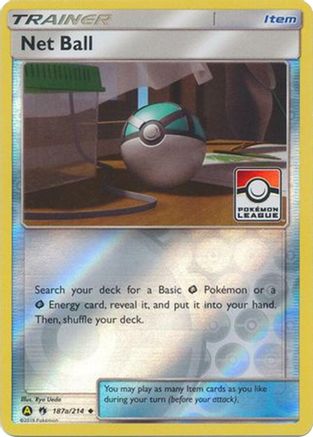 Net Ball (Pokemon League) - 187a/214 187a/214 - League & Championship Cards Reverse Holofoil - Poke-Collect