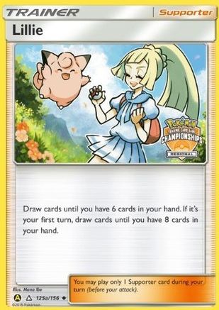 Lillie - 125a/156 (Regional Championships) 125a/156 - League & Championship Cards Reverse Holofoil - Poke-Collect