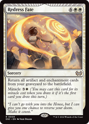 Redress Fate (DSC-009) - Duskmourn: House of Horror Commander: (miracle) - Poke-Collect