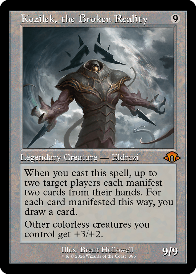 Kozilek, the Broken Reality (Retro Frame) (MH3-386) - Modern Horizons 3 - Poke-Collect