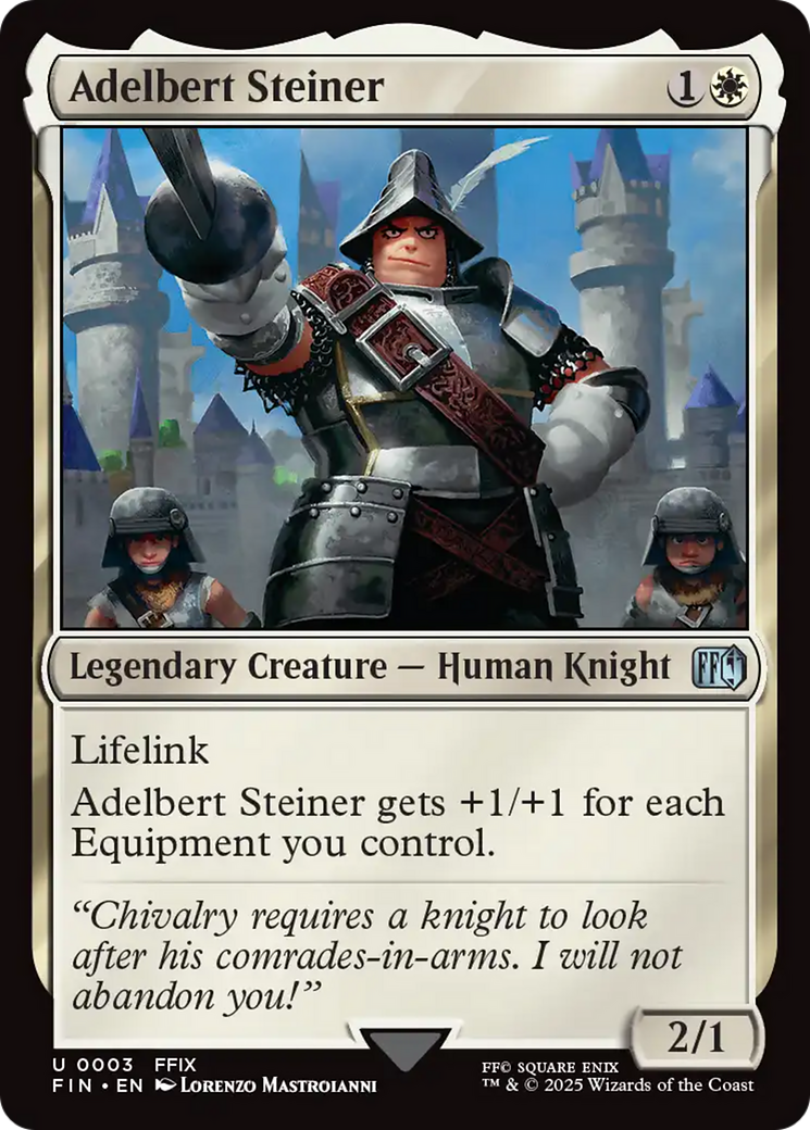 Adelbert Steiner (FIN-003) - FINAL FANTASY - Poke-Collect