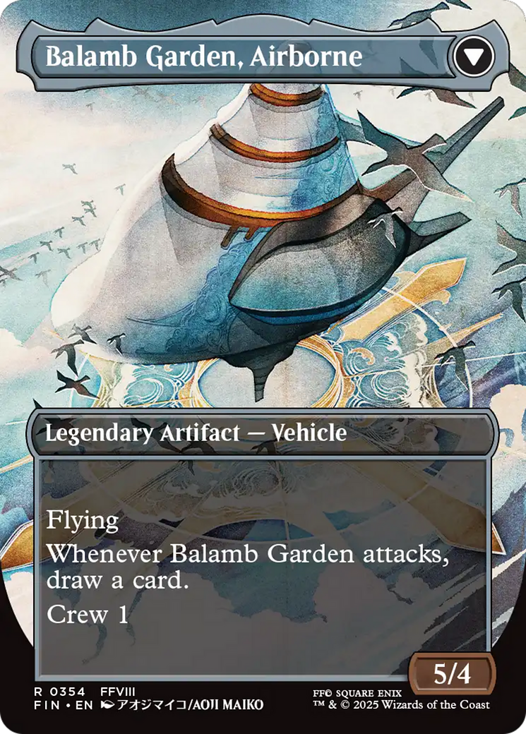 Balamb Garden, SeeD Academy (Borderless) (FIN-354) - FINAL FANTASY (Borderless) Foil - Poke-Collect