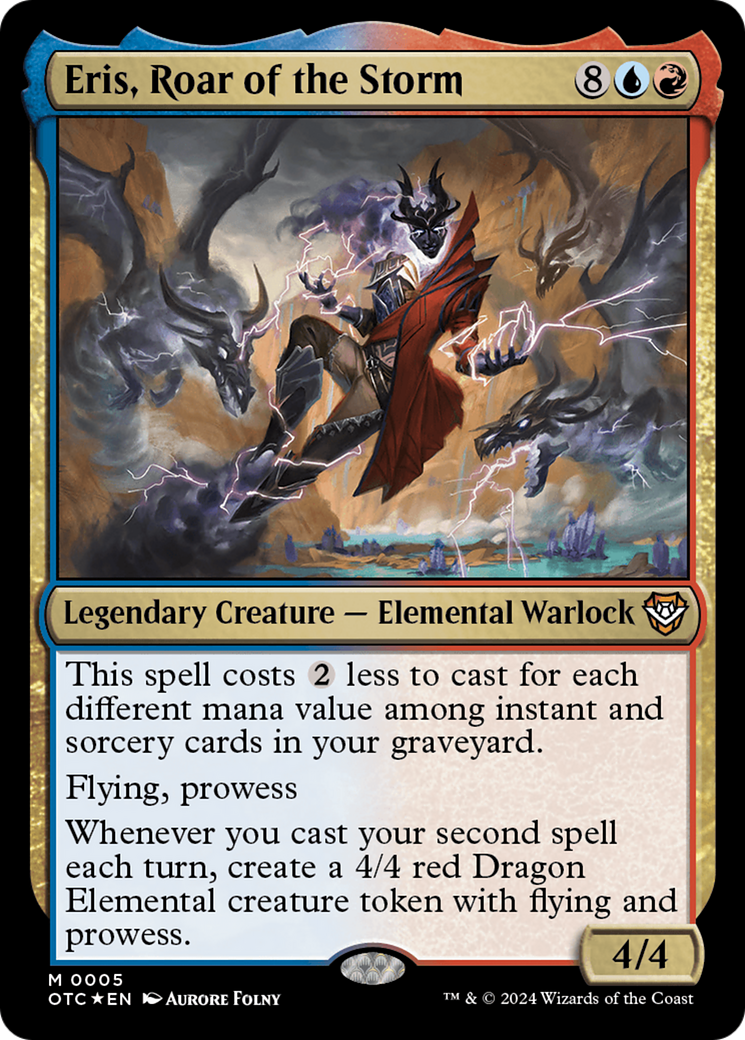 Eris, Roar of the Storm (OTC-005) - Outlaws of Thunder Junction Commander Foil - Poke-Collect