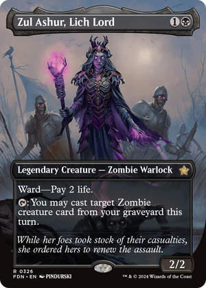 Zul Ashur, Lich Lord (FDN-326) - Foundations (Borderless) - Poke-Collect