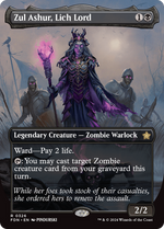 Zul Ashur, Lich Lord (FDN-326) - Foundations (Borderless) Foil - Poke-Collect