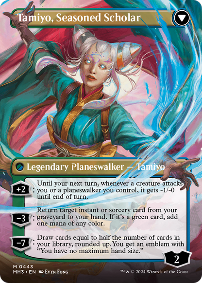 Tamiyo, Inquisitive Student (Borderless) (MH3-443) - Modern Horizons 3 (Borderless) Foil - Poke-Collect
