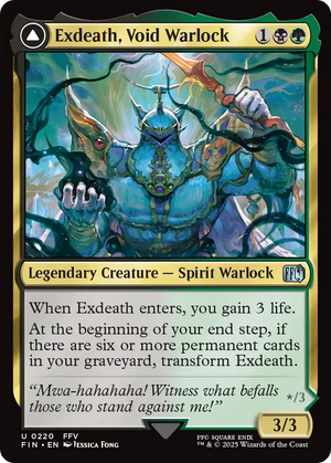 Exdeath, Void Warlock // Neo Exdeath, Dimension's End (FIN-220) - FINAL FANTASY - Poke-Collect