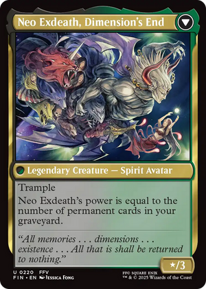 Exdeath, Void Warlock // Neo Exdeath, Dimension's End (FIN-220) - FINAL FANTASY - Poke-Collect