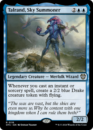 Talrand, Sky Summoner (OTC-116) - Outlaws of Thunder Junction Commander - Poke-Collect