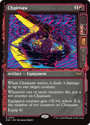 Chainsaw (DSK-314) - Duskmourn: House of Horror: (Showcase) - Poke-Collect