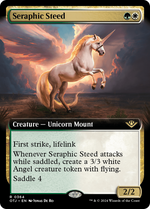 Seraphic Steed (OTJ-364) - Outlaws of Thunder Junction: (Extended Art) Foil - Poke-Collect
