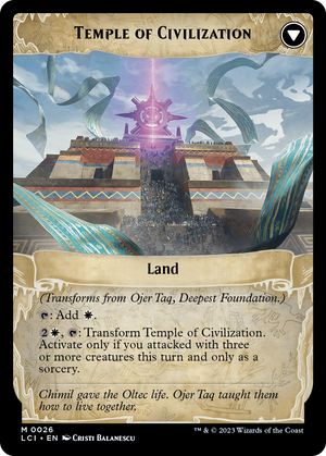 Ojer Taq, Deepest Foundation (LCI-026) - The Lost Caverns of Ixalan Foil - Poke-Collect